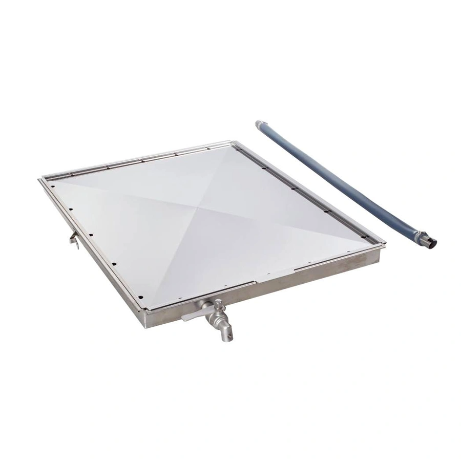 Rational 60.70.776 Grease Drip container with drain lock (includes cover and drain hose) - 2_1 GN