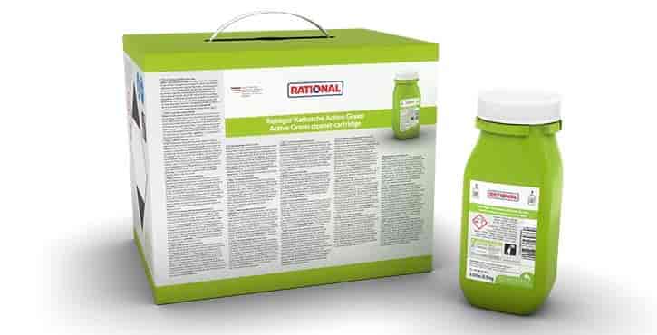 Rational 56.01.912 Active Green Cleaner Cartridge - Carton of 6
