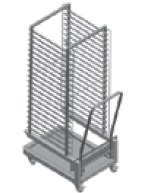 Giorik SPGI.2025106 Standard Loading Trolley for 20 x 1/1 GN Steambox Ovens