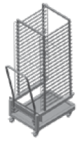 Giorik SPGI.2025120 Upright Loading Trolley for 20 x 1/1 GN Steambox Ovens