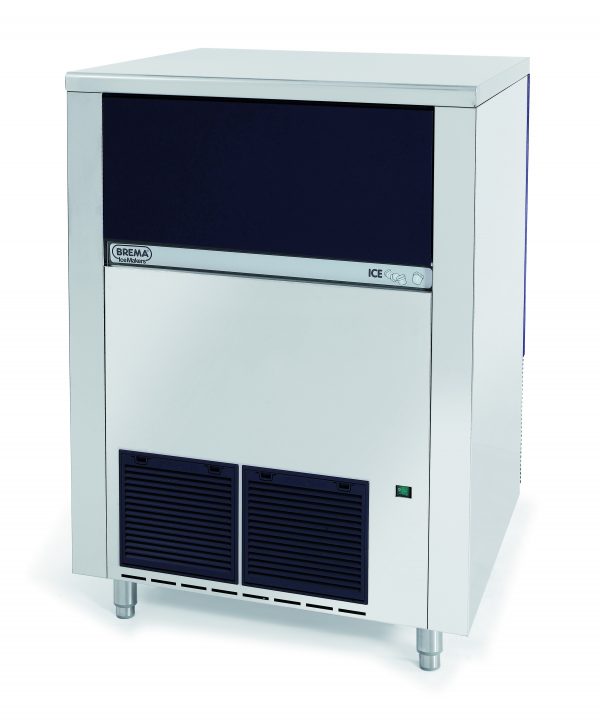 Brema CB1265A-HC-DP Ice Maker with Internal Storage 130KG Production. 13G Ice Cubes R290 Drain