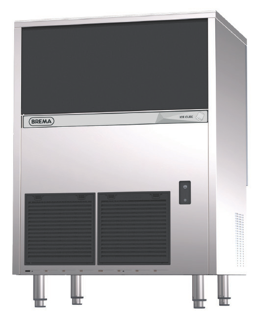 Brema CB840A-HC-DP Ice Maker with Internal Storage Bin. Up to 85KG Production. 13G Ice Cubes