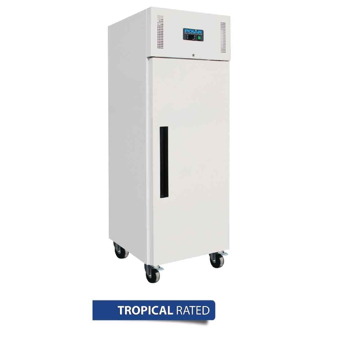 Polar CK480-A G-Series Upright Freezer White 600Ltr