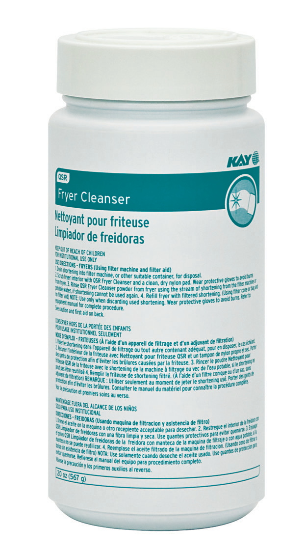 Frymaster 1111747 Fryer Cleaner KAY QSR Heavy Duty Scouring Powder - BOX 6