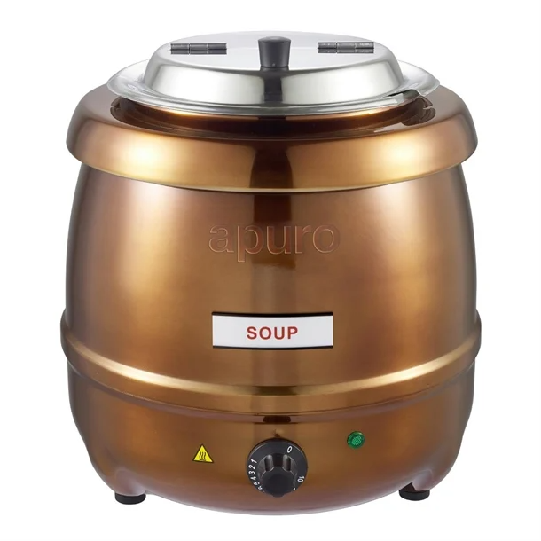 Apuro CP851-A Soup Kettle Copper Finish 10Ltr
