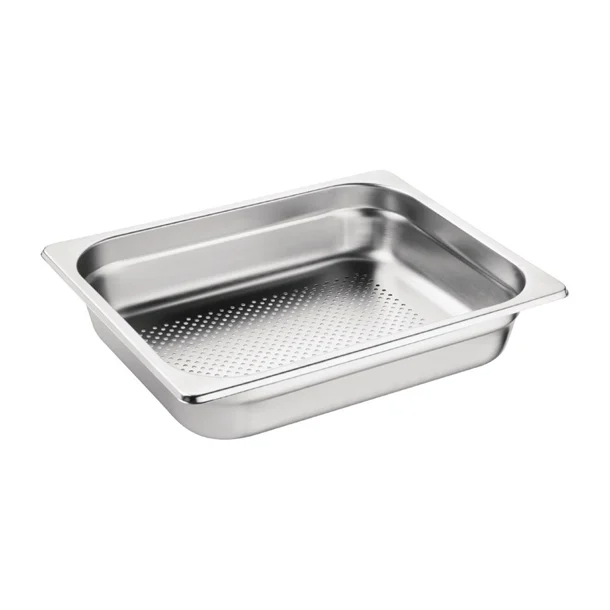 Robinox Z12065-P Perforated Steam Table Pan - 1/2 size, 65mm deep