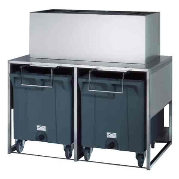 Brema DRB100 125Kg Storage Bin With Two Rollers. Requires Cover Assembly