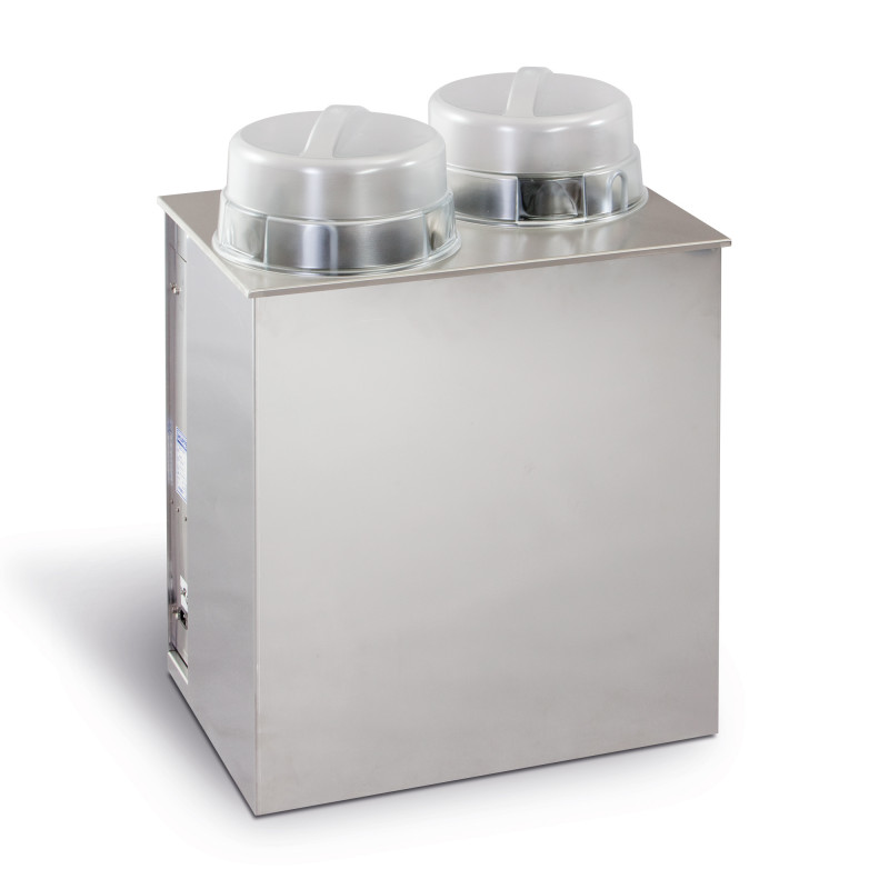 Hupfer EBRH-2-V19-26 InCounter Heat Plate Dispenser-Twin Tube 190-260Mm Plate