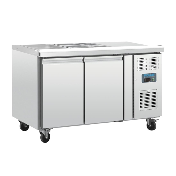 Polar FT281-A 2 Door Saladette Counter