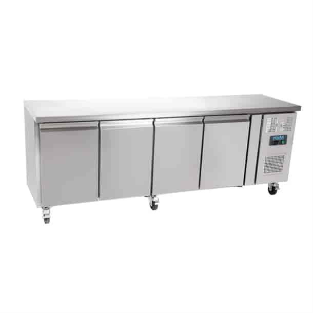 Polar G379-A U-Series 4 Door Counter Fridge 449Ltr