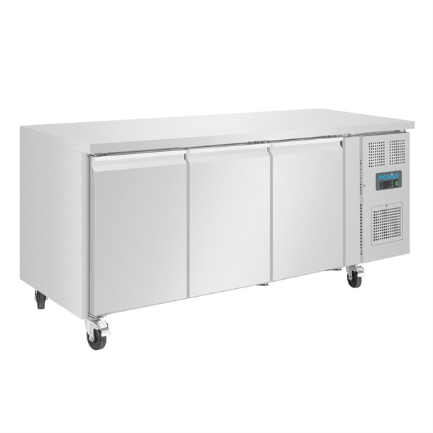 Polar G600-A U-Series 3 Door Counter Freezer 417Ltr
