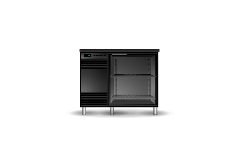 Skope GC.1.GSW.r Glass Chiller 1 Door, Remote
