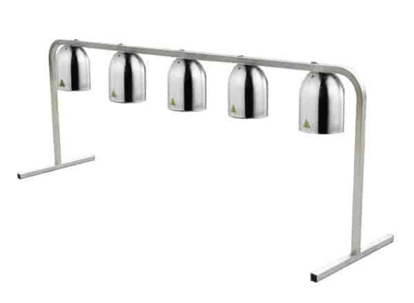Quintuple Benchtop Heat Lamp - HLB0005