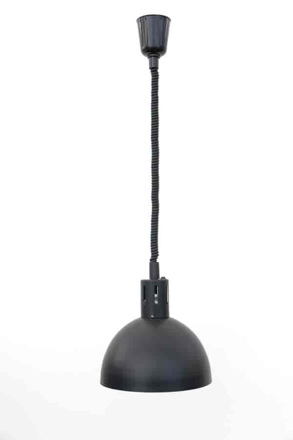 Heat Lamp Matte Black Saturn - HLD0003B