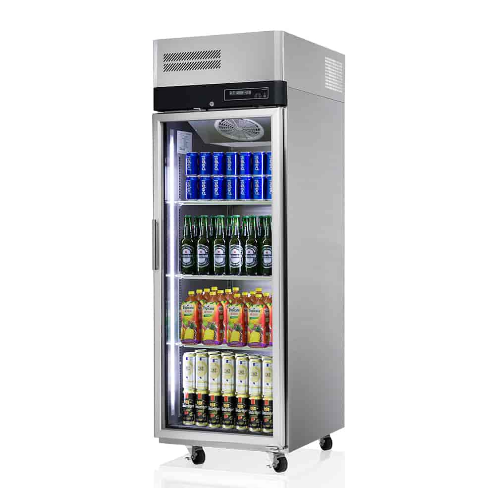 Turbo Air KR25-1G-N 1 Door Upright Fridge Glass Door
