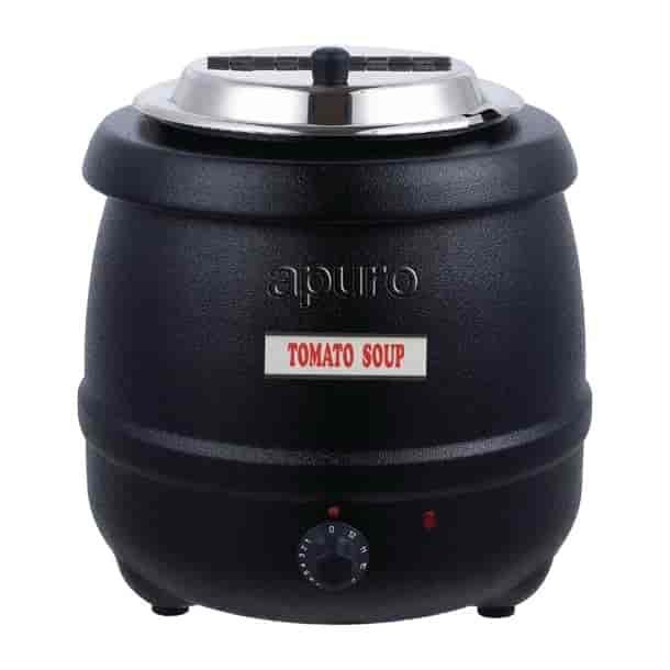 Apuro L715-A Black Soup Kettle 10Ltr