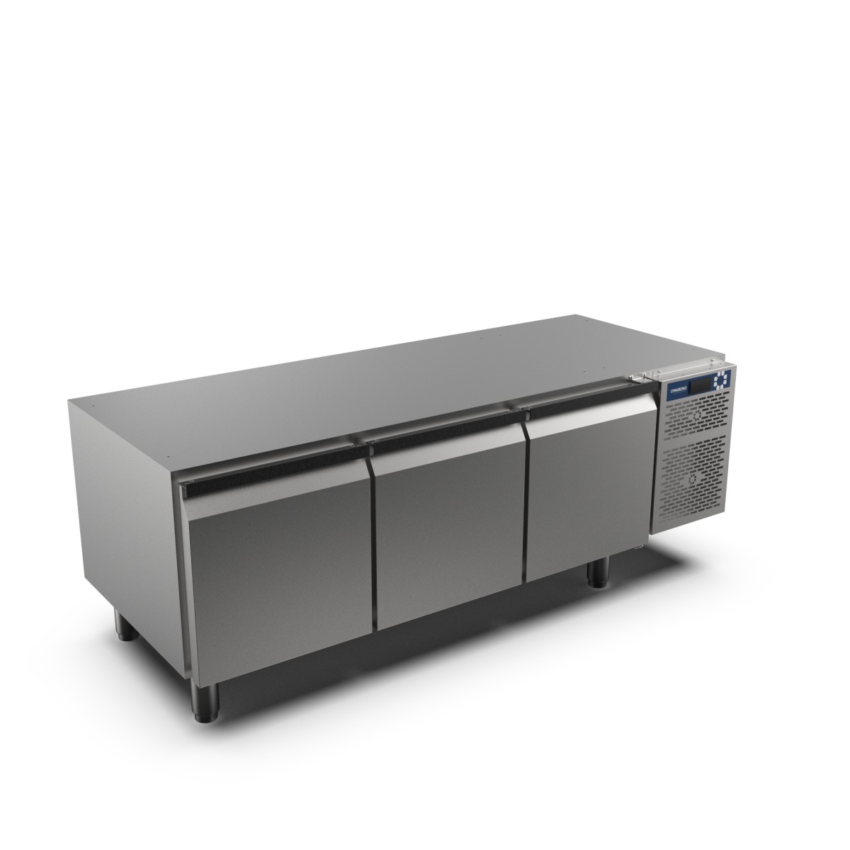 Mareno BRT3PBTSP M1 3 door freezer counter without worktop