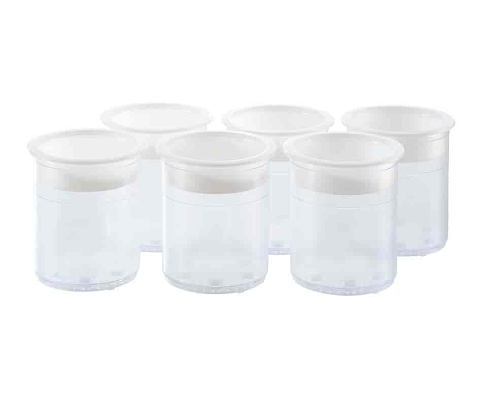 Pacojet P4SPB6 4 Synthetic Pacotizing Beakers with Lids - Box of 6