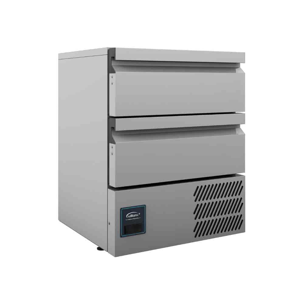 Williams HAZ5UCSADR2-HC Aztra Haz5Ucsadr2 Hc Hydrocarbon Two Drawer Stainless Steel Under Counter Fridge