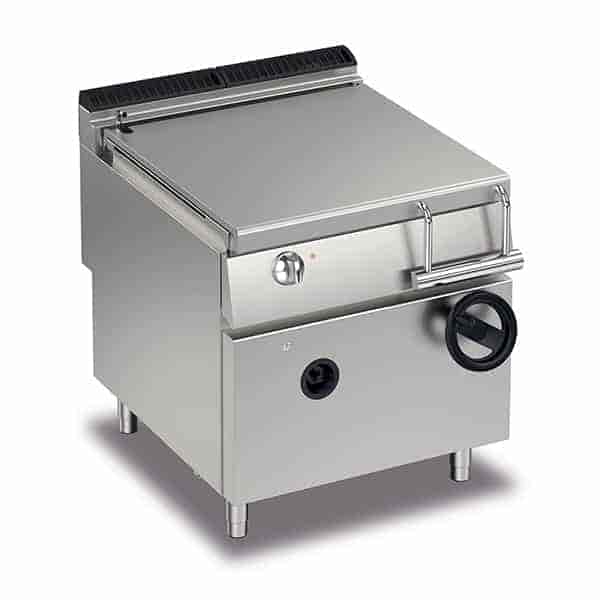 Baron Q90BR/G80 80L Gas Bratt Pan with Manual Tilting