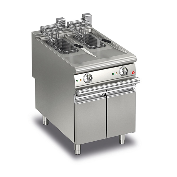 Baron Q90FRI/E610 10+10L Split Pot Electric Deep Fryer