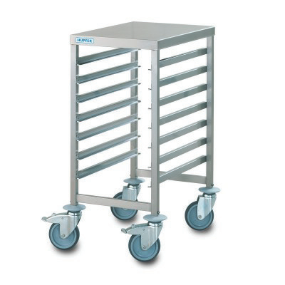 Hupfer RWG-AP-1-7 Gastronorm Trolley 7 X Gn 1-1 Capacity C-W Solid Work Top