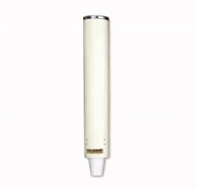 San Jamar C4210PFSD San Janar Unbreakble Polyethylene Wall Mount Cup Dispenser to suit 120 - 300ml Foam cup