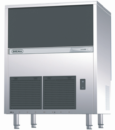 Brema CB640A-HCQ-DP 23G Ice Maker w.Internal Storage Bin UpTo 72Kg Production 40Kg Storage AWS R290 refrigerant