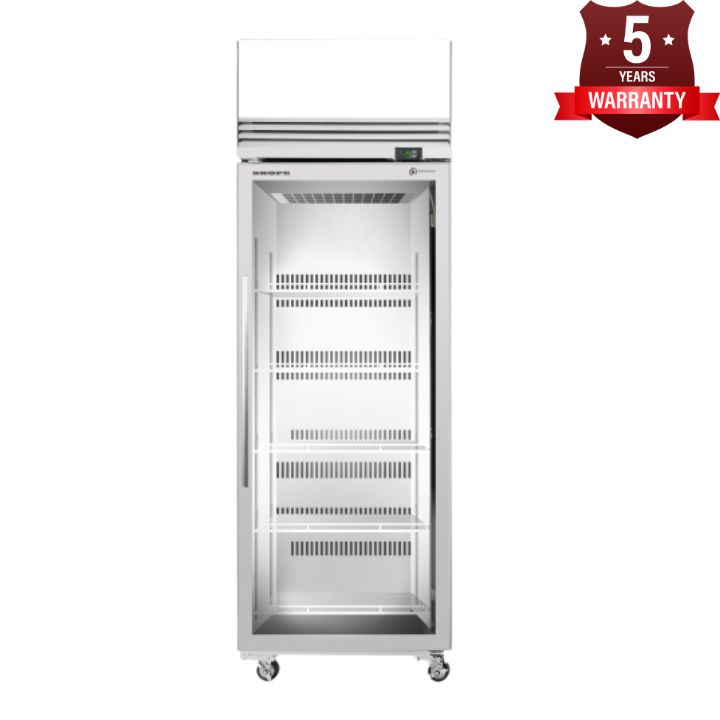 Skope SKFT650N-AC 1 Glass Door Upright Display or Storage Freezer, Lit Sign