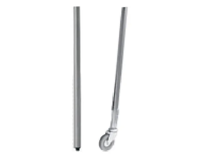 Simply Stainless SSLEGMOB Mobile Bench Leg with Swivel Castor 755mm