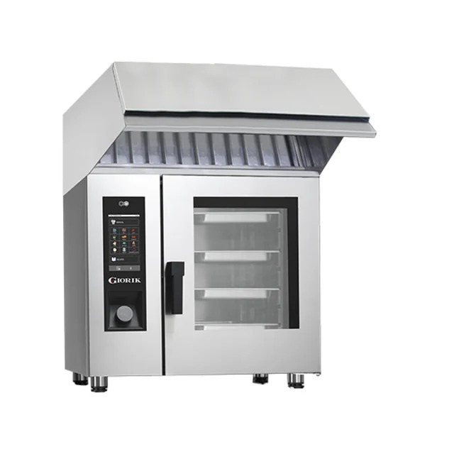 Giorik SERE061WT.L.RO.H Steambox R Series Electric Combi Oven with Reverse Osmosis and Ventless Hood