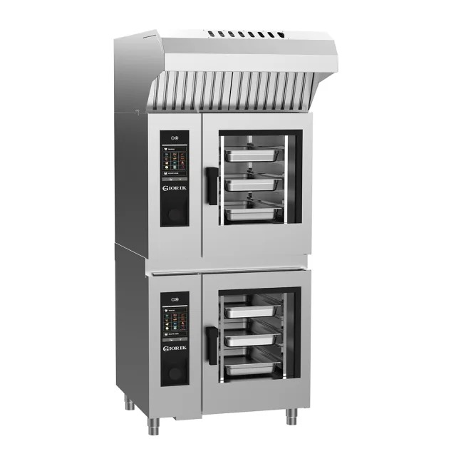 Giorik SEREST.11.0606.RO.H Steambox R Series Stacked Combi Oven 6 on 6 x 1/1 GN
