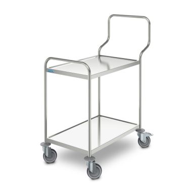 Hupfer SSW-8X5-2-ERGO General Pur Hd Trolley- 2 Tier- 800 X 500Mm Cw Ergo Hdle