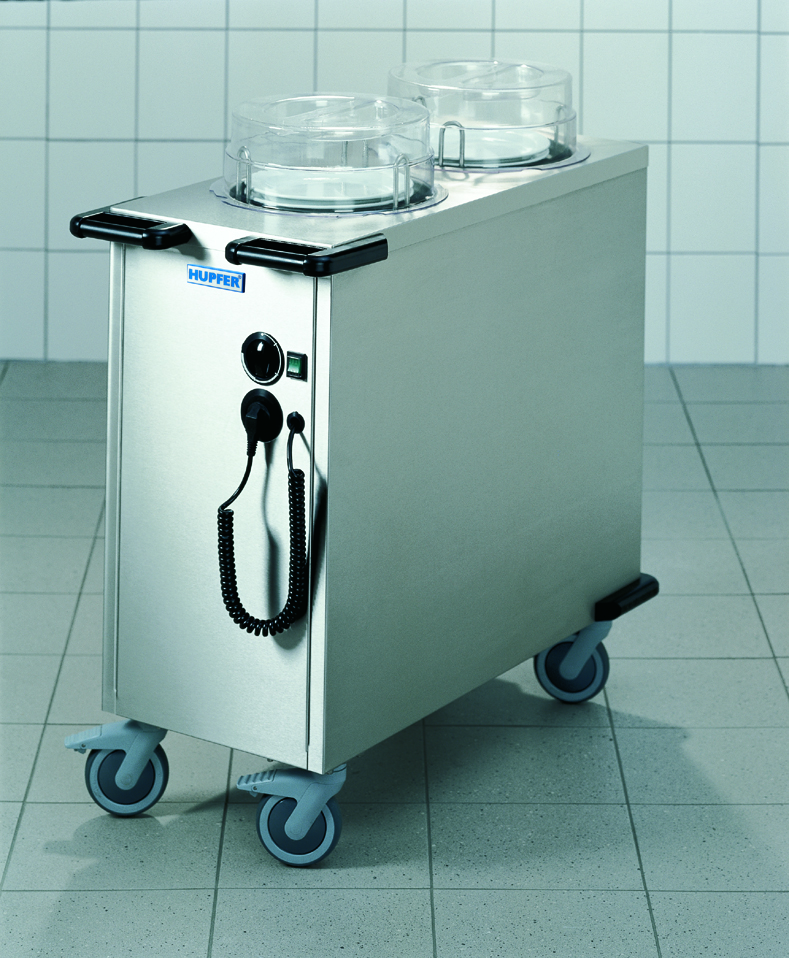 Hupfer TEH-2-V19-26 TEH-2 V19-26 Mobile Plate Dispenser Heated 190-260mm Plates