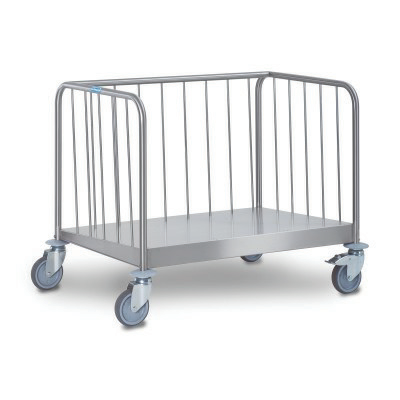 Hupfer TETW-1-6-26 Mobile Plate Trolley. Low Version. Single Sided.Extra Deep