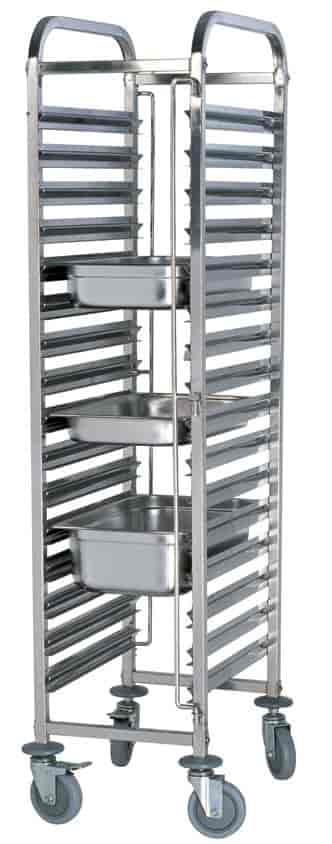 Stainless Steel 15 Tier GN Trolley - TRS0015