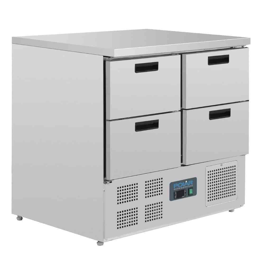 Polar U638-A G-Series 4 Drawer Counter Fridge 240Ltr