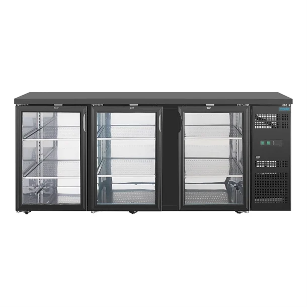 Polar UA022-A U-Series Back Bar Cooler 3 door Display