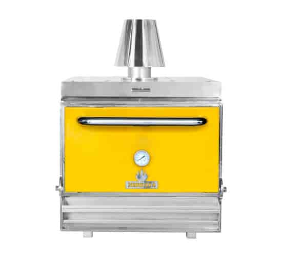 Mibrasa HMB-160-YELLOW Charcoal Oven With One Grill Shelf And Standard Accessories