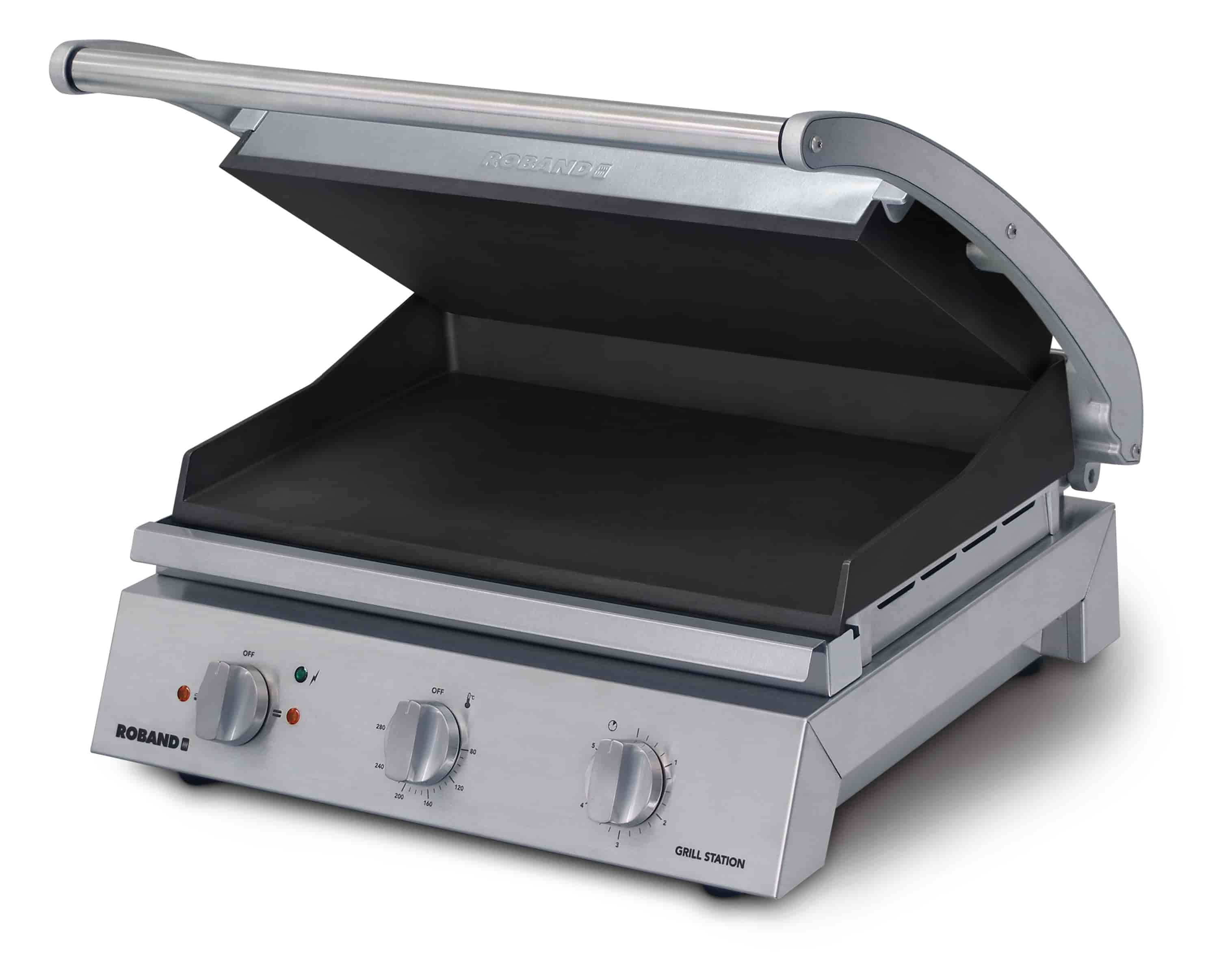 Roband GSA815ST Grill Station 8 slice, smooth premium non stick plates, 13 Amp