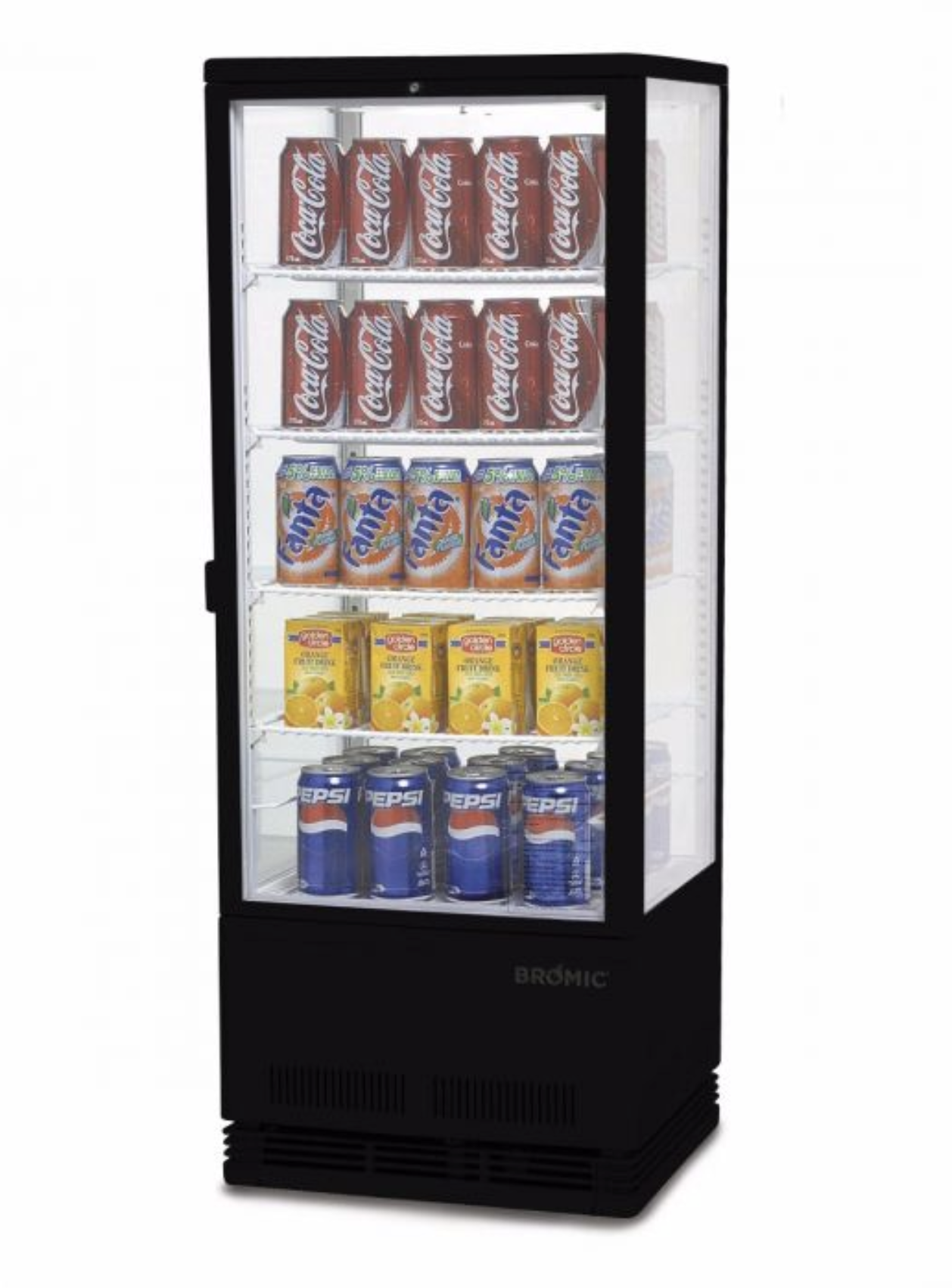 Single Door Upright Display Fridges Industry Kitchens