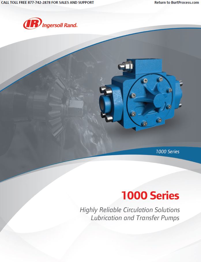 Ingersoll Rand Gear Tuthill 1000 Series Brochure