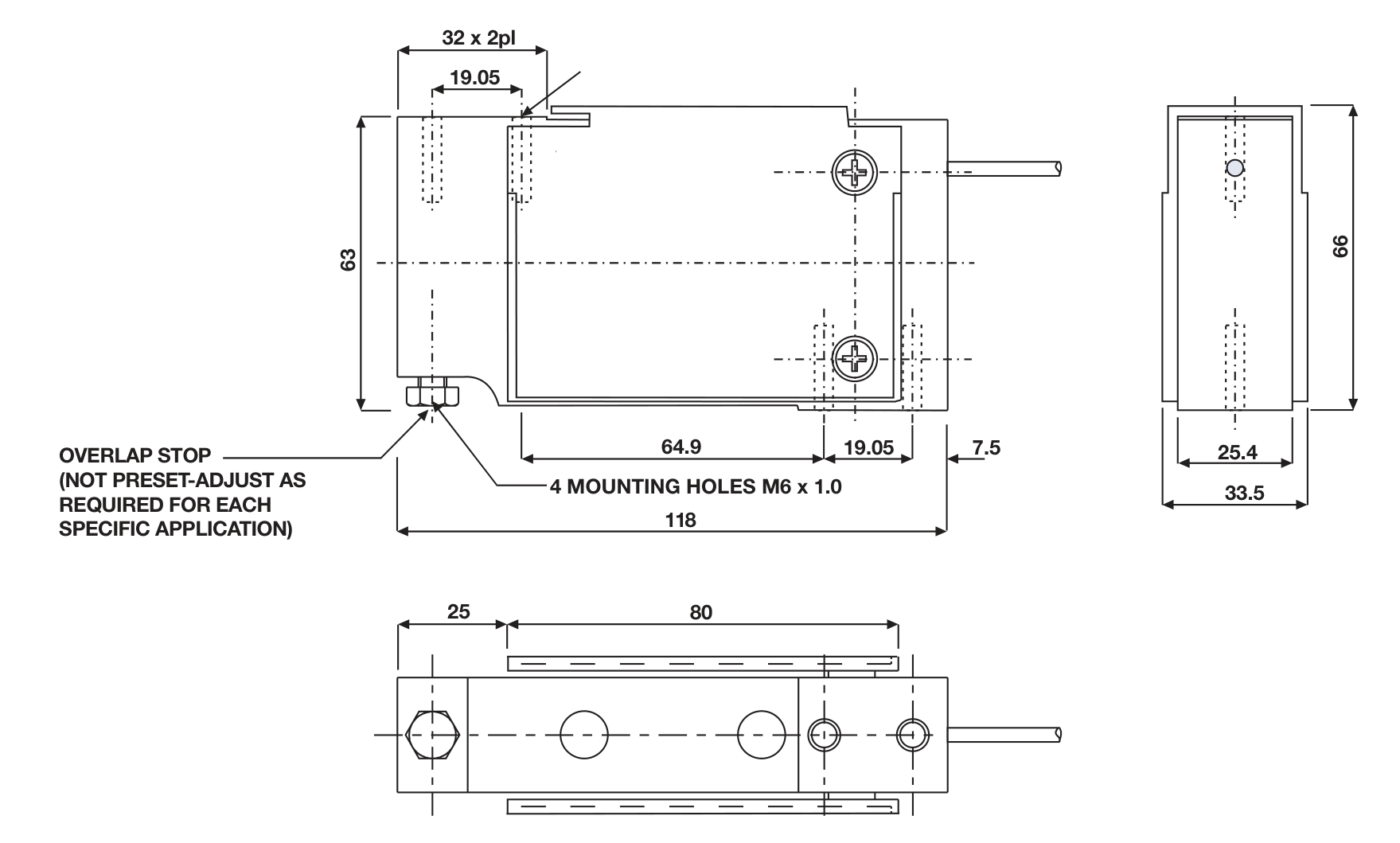 Dibujo de dimensiones: Tedea-Huntleigh 1015-20kg 01015-020K-D5-55F Single Point Load Cell
