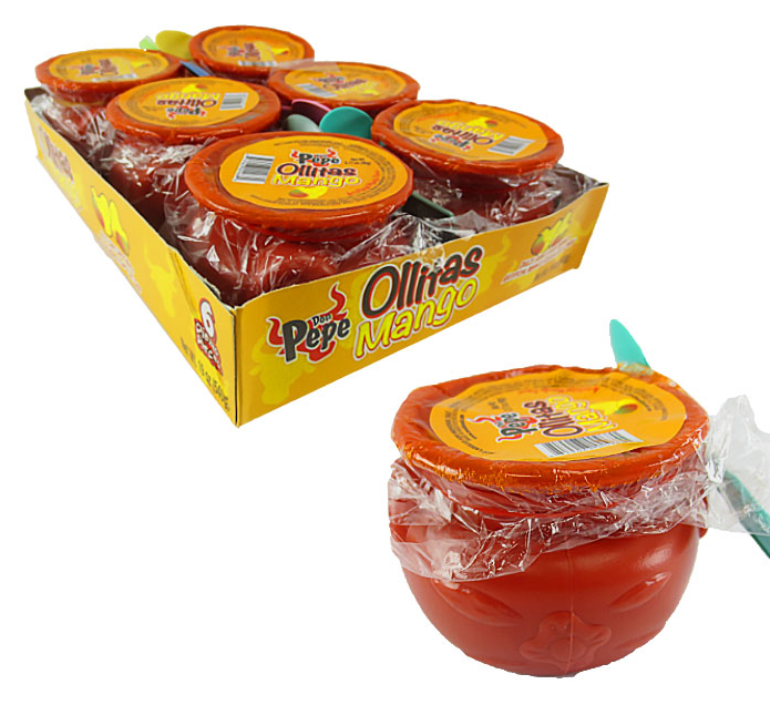 (S1-08) MEXICO - DON PEPE OLLITA RICA SOFT CANDY - MANGO 3.17oz x 6 units