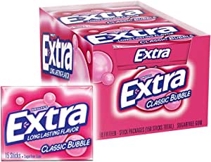 Wrigley Extra Classic Bubblegum x 10 units