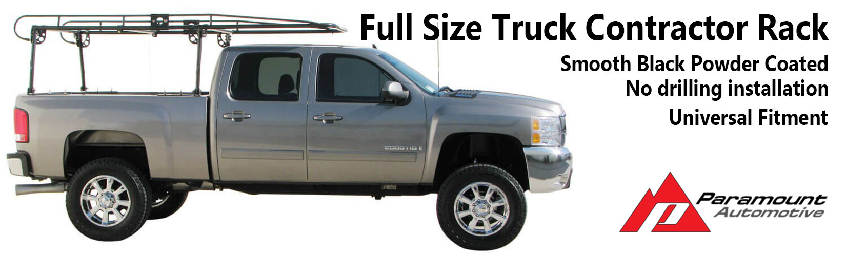 Paramount Automotive Full size Truck Contractors Ladder Rack ...
