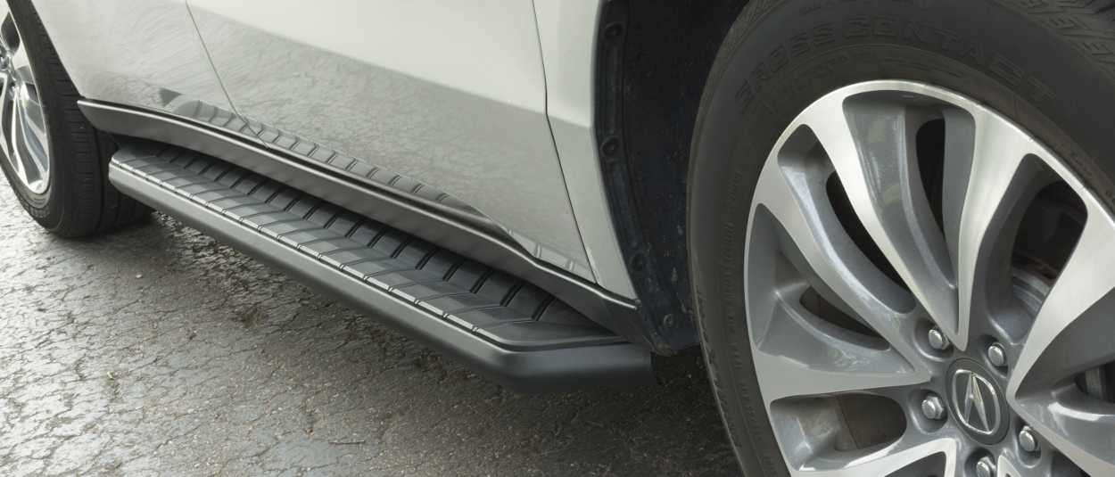 ARIES AeroTread® 5" Black Stainless Steel Aluminum Running Boards