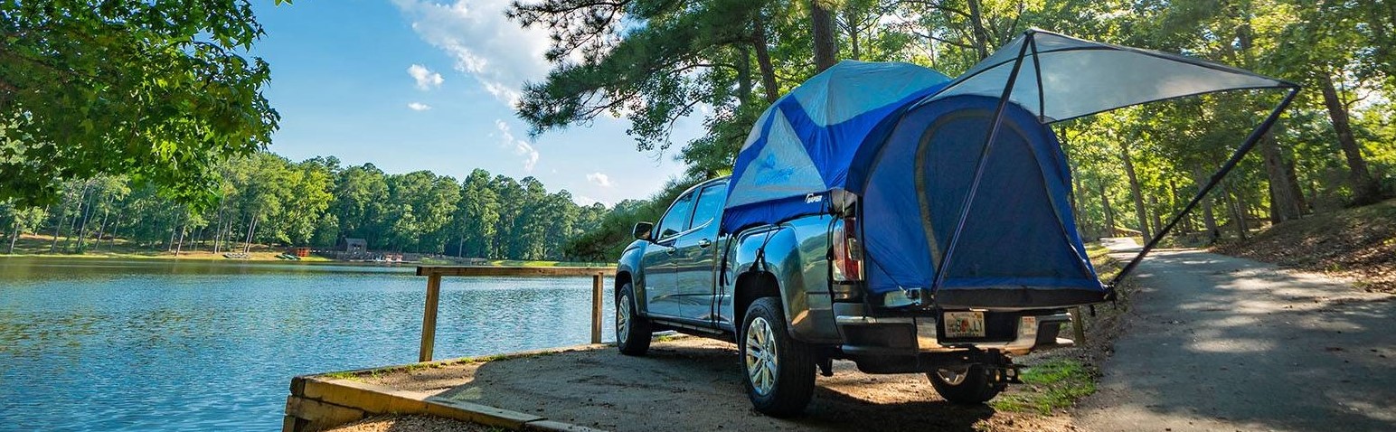 Pickup Truck Tent Banner