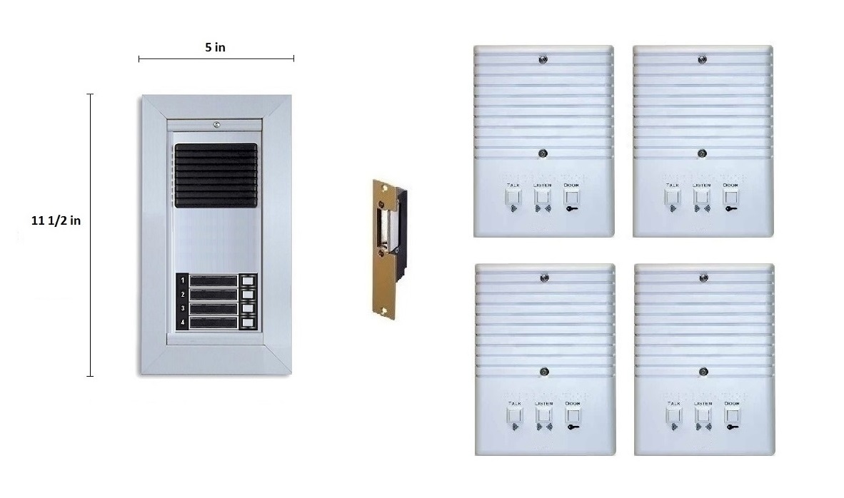Voice Only Apartment Intercom System