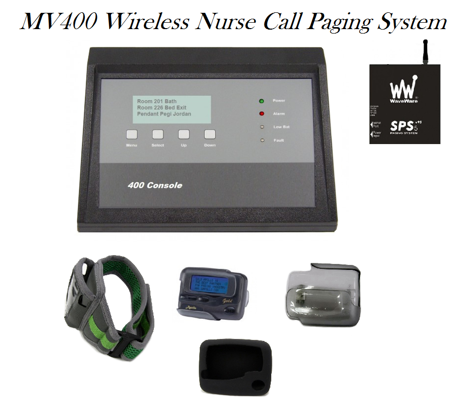 MV400 wireless nurse call paging pager system